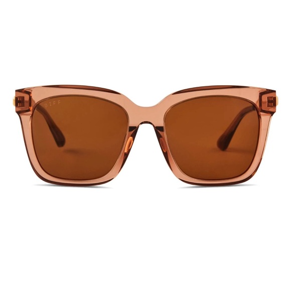 DIFF Eyewear BELLA Polarized Sunglasses in Café Ole Brown - Picture 2 of 11